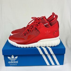 Adidas Originals Collegiate Red Tubular X Basketball Shoes S77842 Men's 11.5 NEW